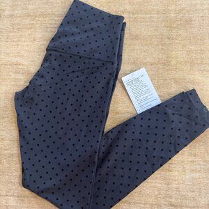 lululemon athletica Black Polka Dot Leggings